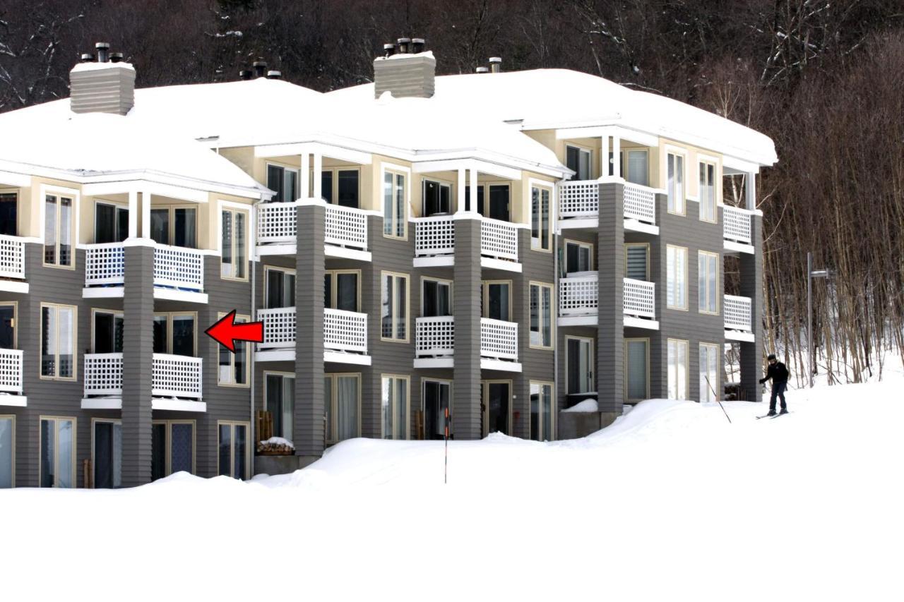 Ferienwohnung Ski-in, ski-out chaleureux studio loft au pied des pistes de ski Stoneham Exterior foto